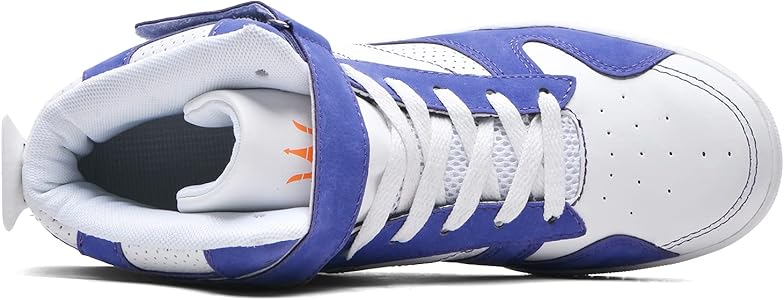 Amazon.com | FZUU Men's Fashion High Top Leather Street